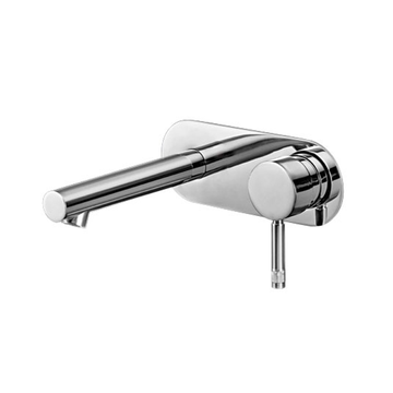 Parisi Tondo Wall Mixer 220mm Spout with Ellisse Plate - Chrome