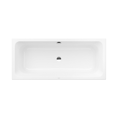 Villeroy & Boch Targa 1600mm Acrylic Built In Bath With White Overflow And Waste - Gloss White