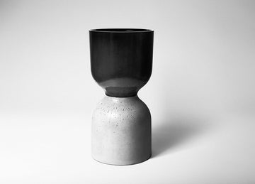 MEEK BATHWARE Argil Pedestal Freestanding Basin with Concrete Base by Joshua Gullaci | The Source - Bath • Kitchen • Homewares