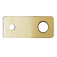 Argent Wall Mounted Basin - Bath Plate - Brushed Gold