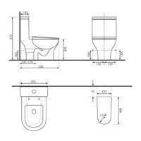 Argent Pace Hygienic Flush Children's Toilet - S Trap